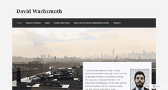 Desktop Screenshot of davidwachsmuth.com